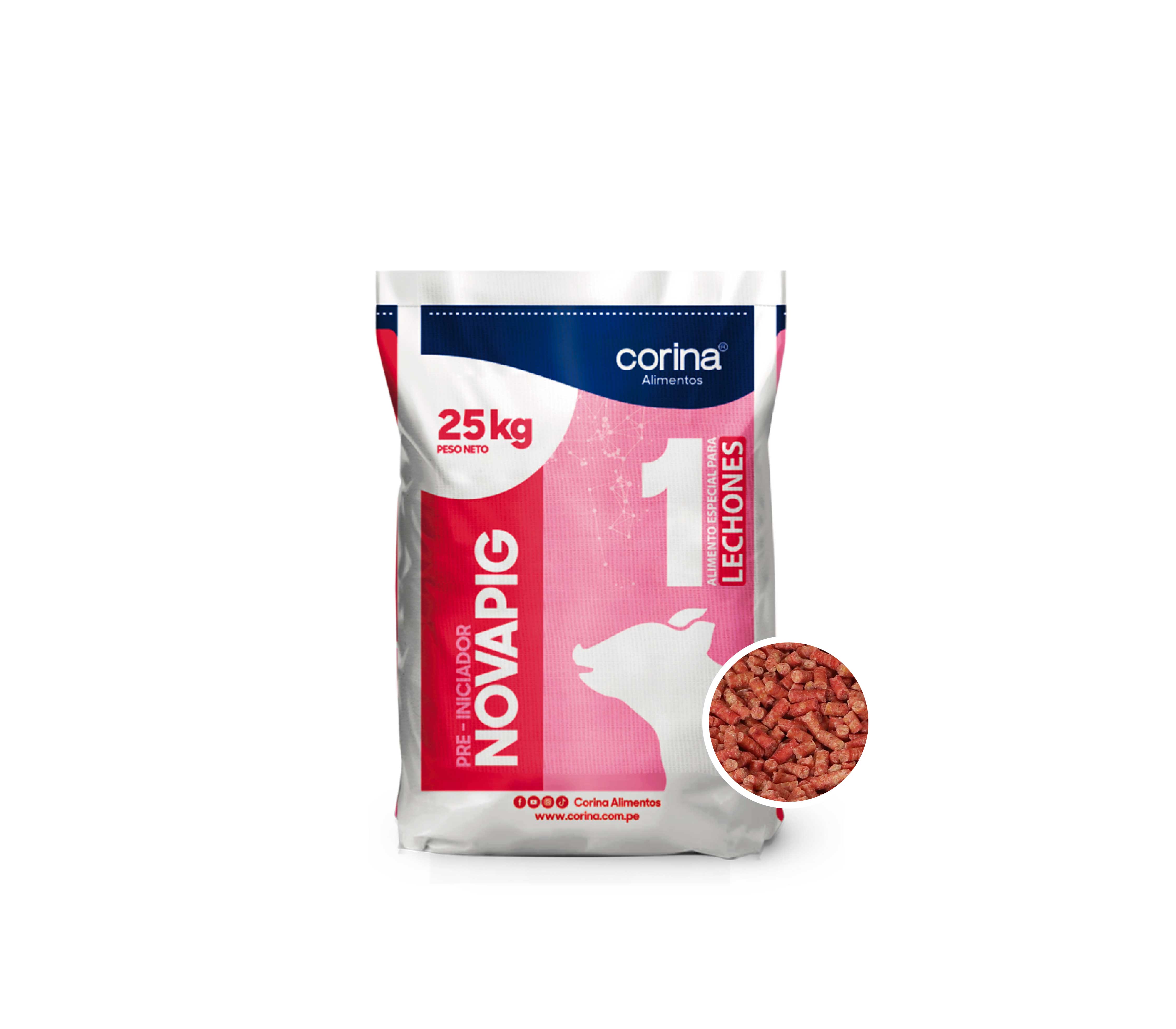 Nova Pig 1 (Pellet) 25Kg
