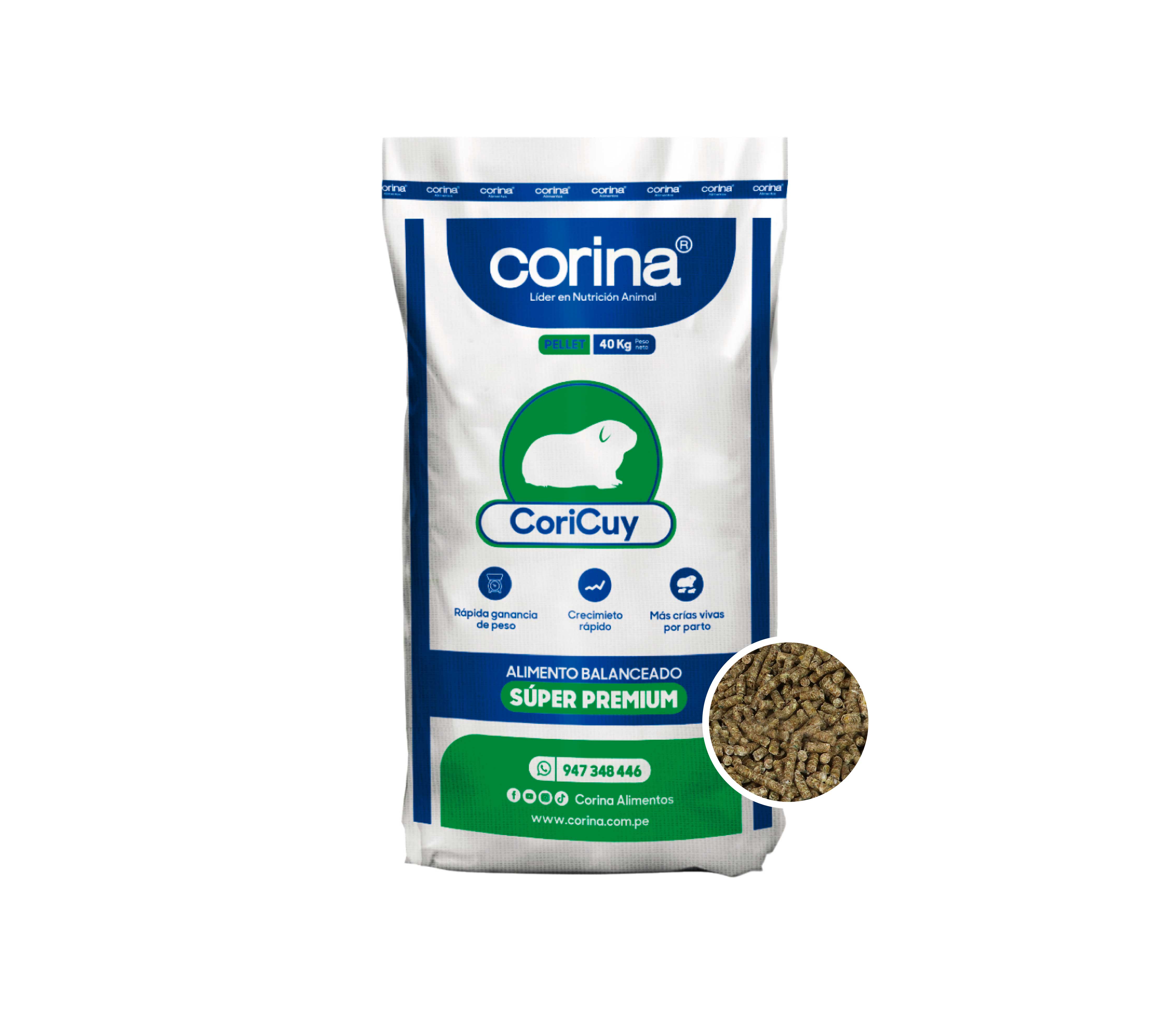 CoriCuy Inicio (Pellet) 40Kg